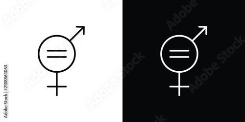 Quadro su tela Equality icon collection for website