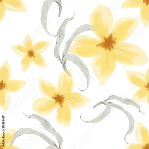 Cute ditsy floral seamless pattern, small flower ditsy print