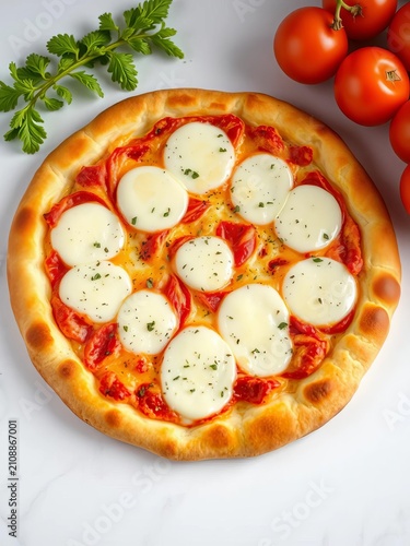 Golden crust topped with creamy mozzarella cheese, ||golden, mozzarella