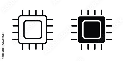 Chip icon simple artwork group