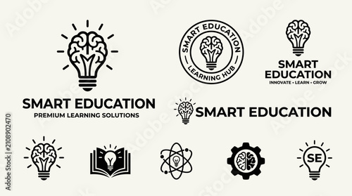 Smart Education Logo Designs.