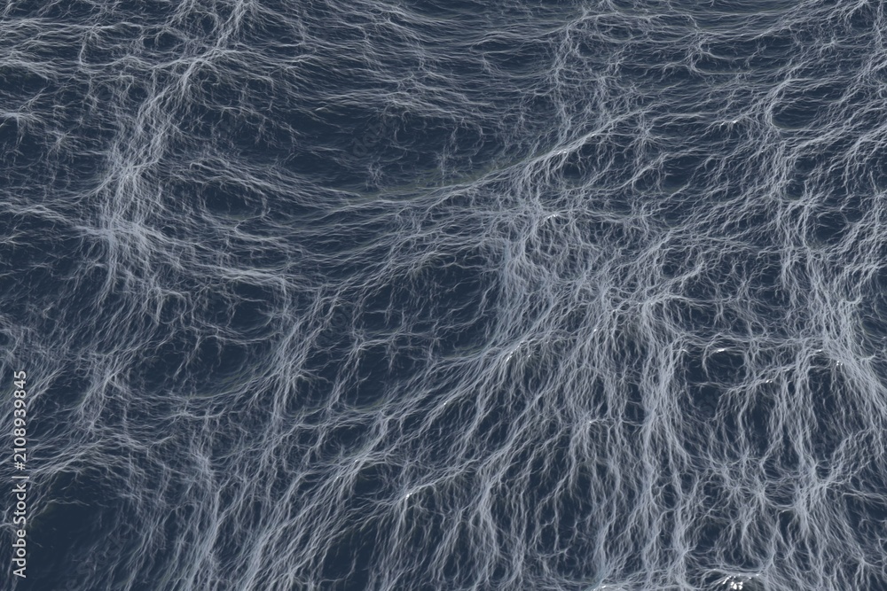 Fototapeta premium 3D Rendering of an Ocean