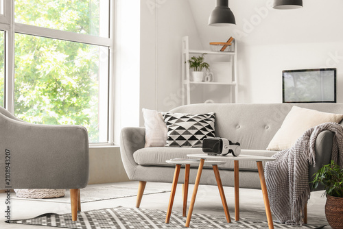 Modern living room interior...