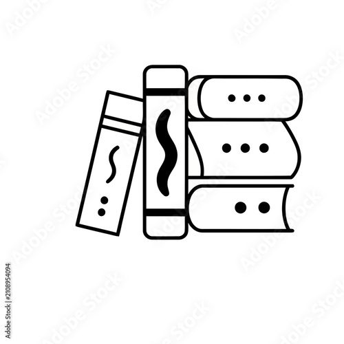 Stack of books icon