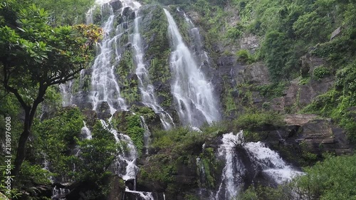 Sairung la-ong dao waterfall is acclaimed as one of the largest and most magnificent waterfalls hidden deep within the forests of the south, located in kapoe district, ranong province, thailand.