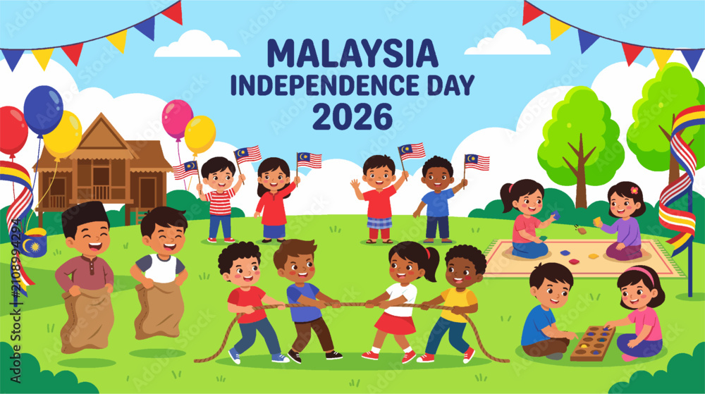 Fototapeta premium Malaysian independence