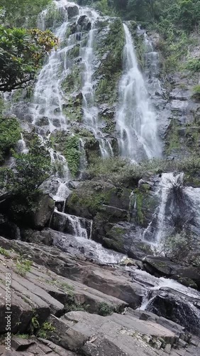 Sairung la-ong dao waterfall is acclaimed as one of the largest and most magnificent waterfalls hidden deep within the forests of the south, located in kapoe district, ranong province, thailand.