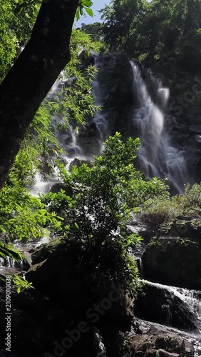 Sairung la-ong dao waterfall is acclaimed as one of the largest and most magnificent waterfalls hidden deep within the forests of the south, located in kapoe district, ranong province, thailand.