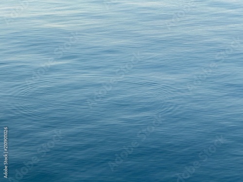 Blue calm water aqua background