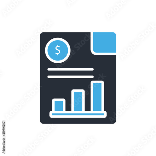 balance sheet icons minimalist flat style design, balance sheet Vector illustration on white background