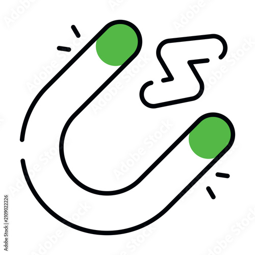 фотографія Editable design icon of magnet