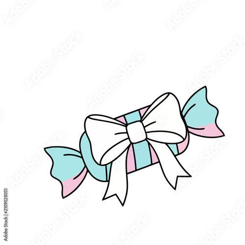Candy with a bow