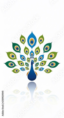 Azure Plumage Unfurled