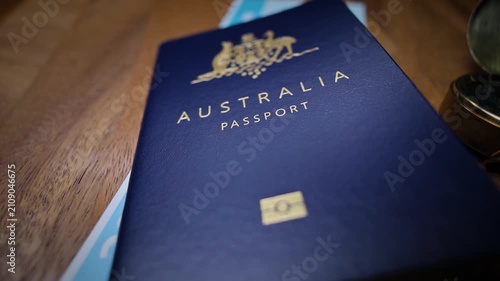 Australian Passport Representing International Travel and Citizenship