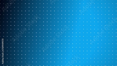 Abstract blue background with a pattern of glowing dots