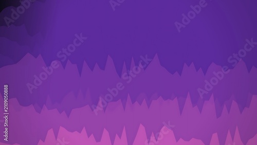 Abstract purple background with layered jagged mountain shapes