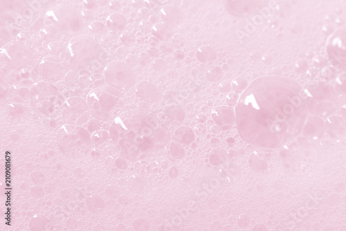 pink soap bubbles background