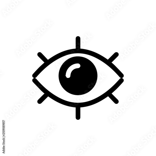 Minimalist Eye Icon Design