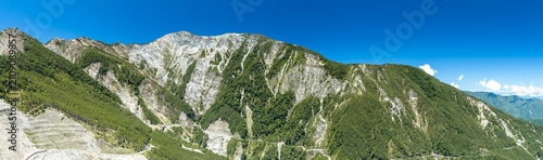 Aerial view of Southern Cross-Island Highway in mountains ,Taiwan.