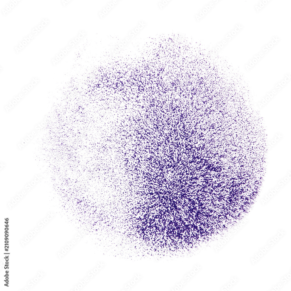 Fototapeta premium Purple round png paint stamp collage element, transparent background