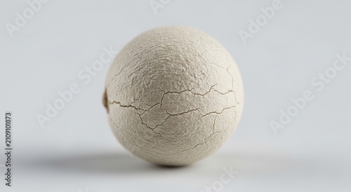 cracked egg shell closeup