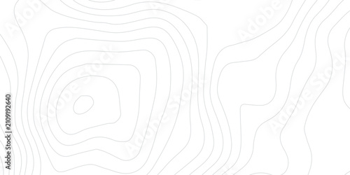 Tableau sur toile Modern Seamless Topographic Sea Map Pattern with Curved Contour Lines and Earth