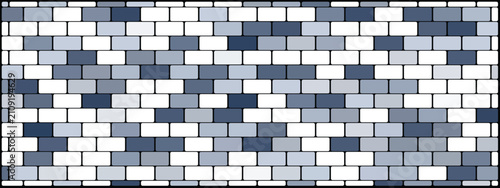 Fotografia Pattern Brick Cobble, Texture Stone Cobblestone, Texture Brick Cobble