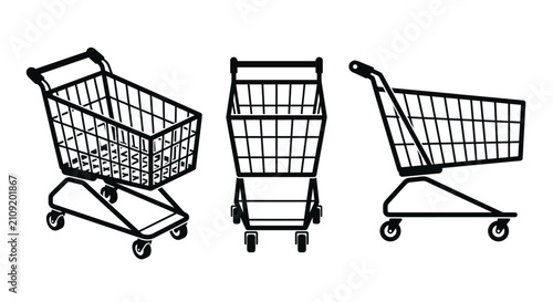 Shopping Cart Icon Set