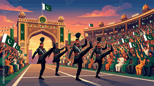 Pakistan Independence Day Parade Celebration