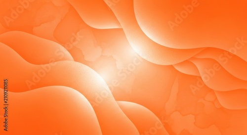 Abstract Orange Light Background with Glowing Center.