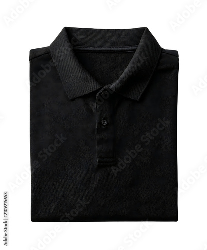 Black Leather Jacket with White Shirt Isolated on White Background Stylish Fashion Clothing Apparel Mockup