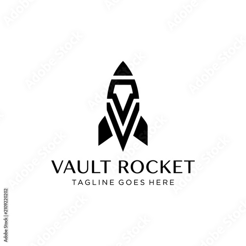 Dynamic upward-pointing rocket symbol representing growth, speed, and technological advancement for modern digital businesses.