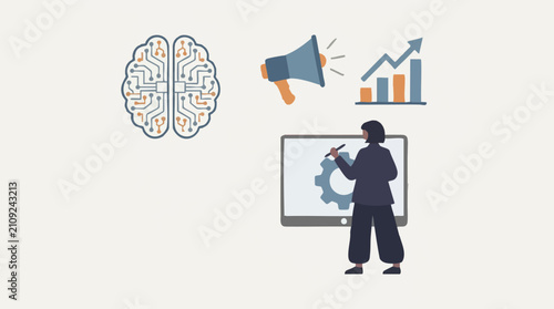 AI and Machine Learning for Digital Marketing Strategy and Business Growth