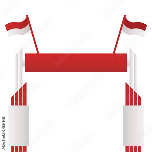 Indonesia Independence Day Gapura Gate