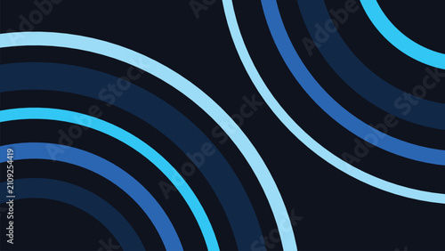 Photos Winter Concentric Arcs Cyan Geometric Background