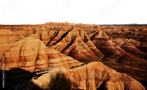 Bild auf Leinwand Badlands National Park, in southwest South Dakota, United States