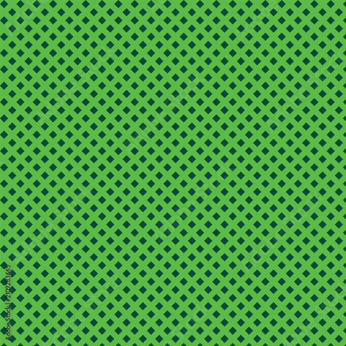 Vibrant green geometric diamond pattern graphic