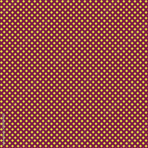 Minimalist geometric diamond grid pattern
