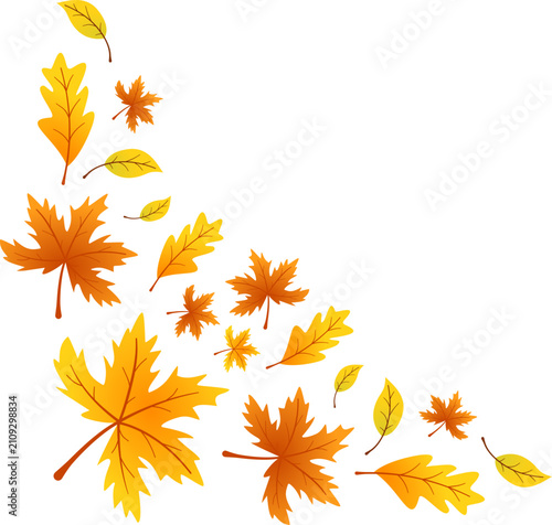 Autumn Corner Border