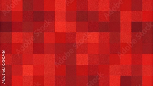 Abstract red pixel mosaic background with digital noise texture, vibrant geometric pattern for tech wallpapers, gaming, branding, web banners and modern design.