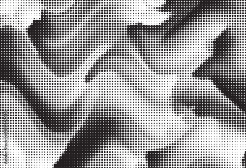 Halftone background vector with an abstract two-tone dot pattern, featuring a modern backdrop and copy space for adding, editing, or customizing your content.