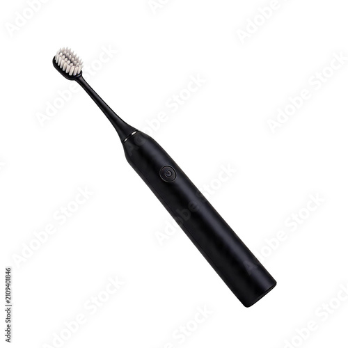 Black toothbrush, small resolution stock