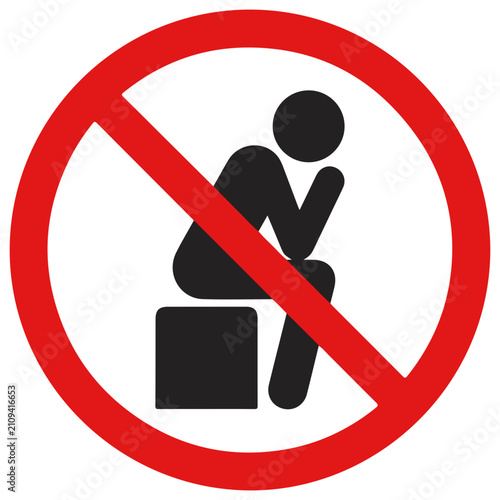 Foto No smoking symbol with stylized cigarette and ash