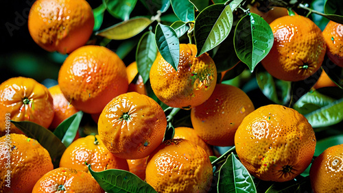 citrus fruit on a tree