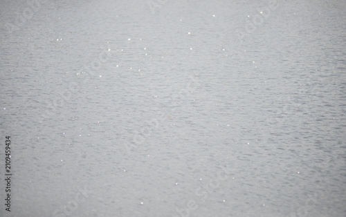Obraz na płótnie Water surface with water droplets, abstract nature background, selective focus
