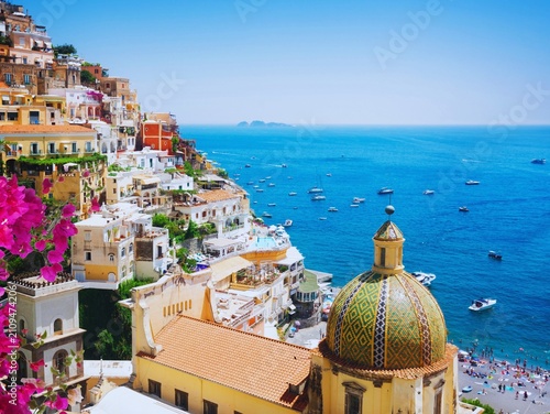 Quadro su tela oia village santorini greece