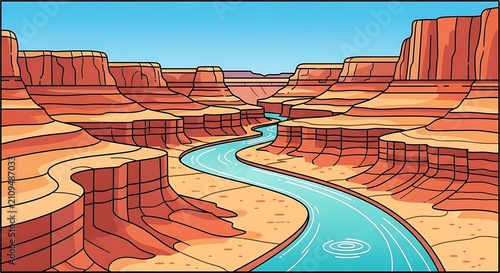 Canyon River View. (1)
