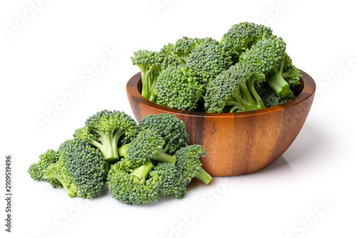broccoli isolated on white background