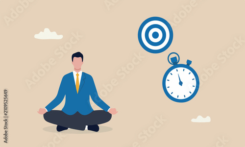Bild auf Leinwand professional bigger fall deadline, time management, productivity to reach target