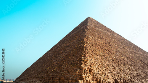 Schilderij op canvas Giza pyramid in Caro, Egypt (no people)